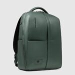 Leather laptop backpack 14"