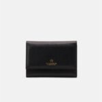 Leather compact wallet