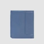Vertical wallet with coin pocket
