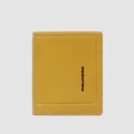 Vertical wallet with coin pocket