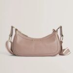 LAARNA Webbing Strap Leather Shoulder Bag Small