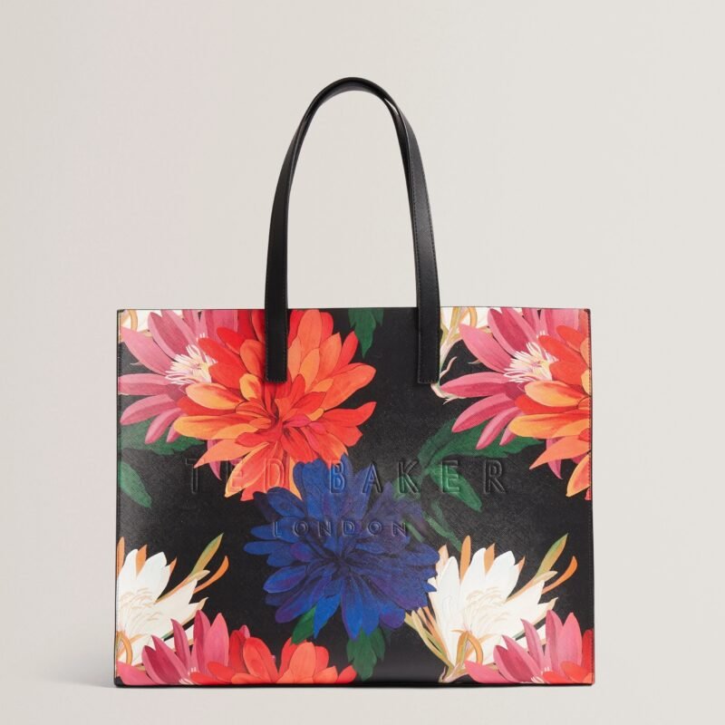 AMARDI Printed Dahlia Extra Large Icon Bag AMARDI Printed Dahlia Extra Large Icon Bag