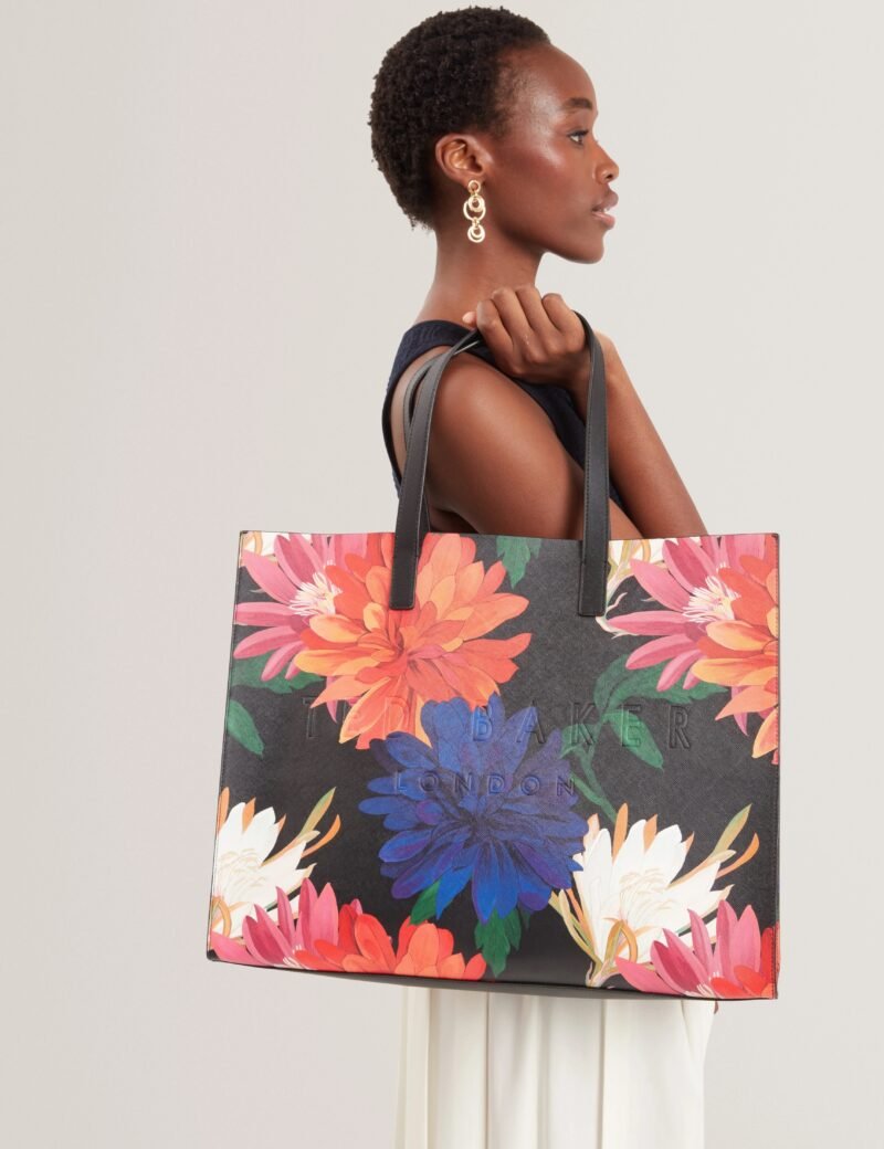 AMARDI Printed Dahlia Extra Large Icon Bag AMARDI Printed Dahlia Extra Large Icon Bag