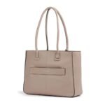 Leather computer tote bag 14"