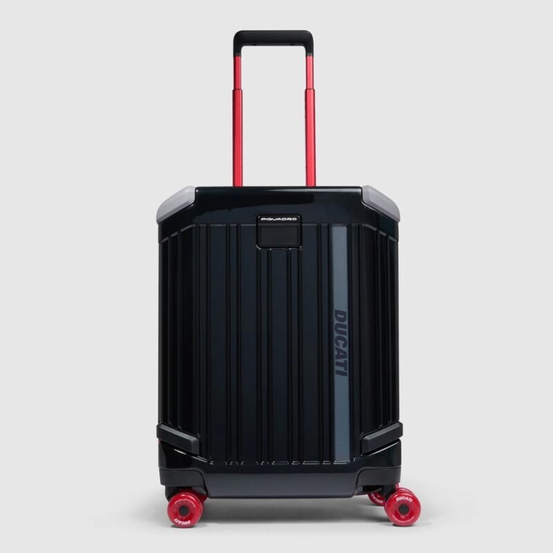 Piquadro x Ducati" limited-edition Cabin suitcase