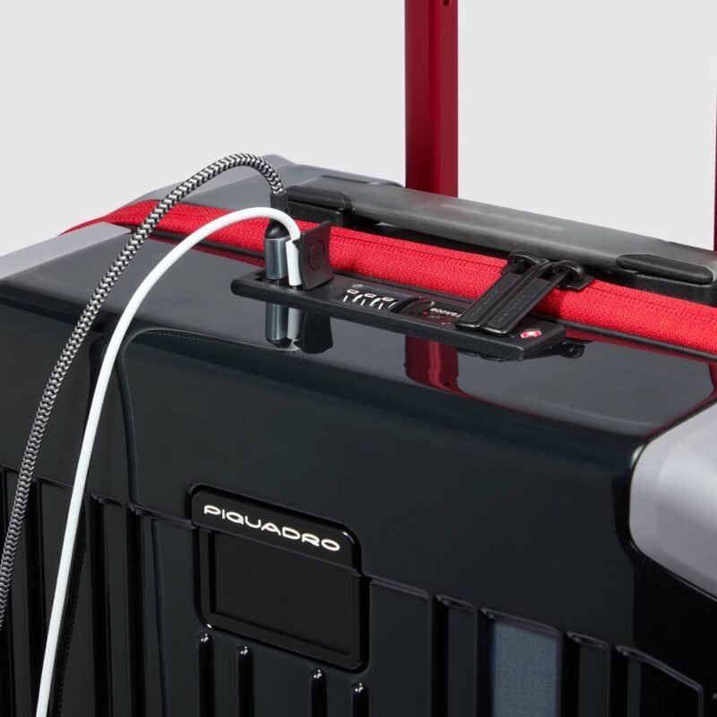 Piquadro x Ducati" limited-edition Cabin suitcase