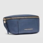 Leather bum bag with RFID protection