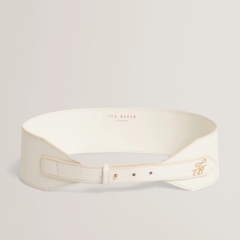 ANNALEE TB Hardware Logo Leather Waist Belt