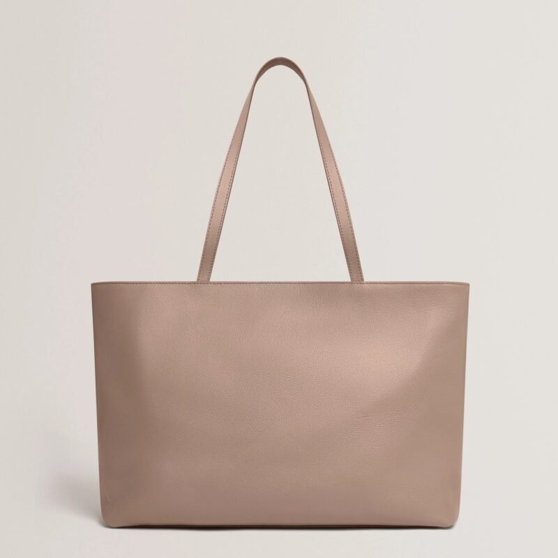 LENYYA Leather Wide Tote Bag
