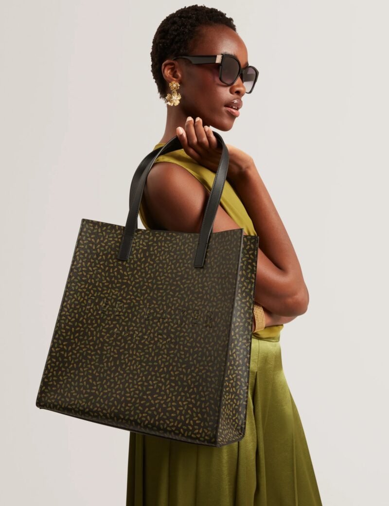DARSHAY Ditsy Printed Large Icon Tote Bag