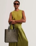 DARSHAY Ditsy Printed Large Icon Tote Bag