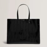 VIVVIEN Croc Effect Extra Large Wide Icon Tote Bag
