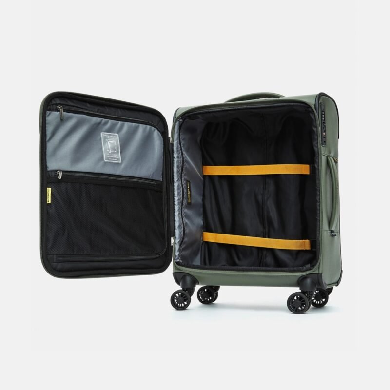 ECO COATED Soft Trolley Cabin Luggage (4 wheels)