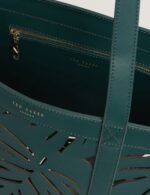 LEIIAN Leaf Detail Laser Cut Extra Large Tote