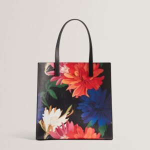LEIIAN Leaf Detail Laser Cut Extra Large Tote