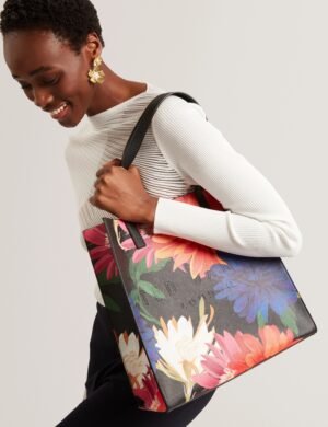AMARLY Printed Dahlia Large Icon Bag
