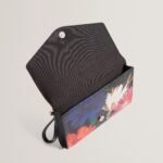 AMARSAY Printed Dahlia Icon Envelope Pouch