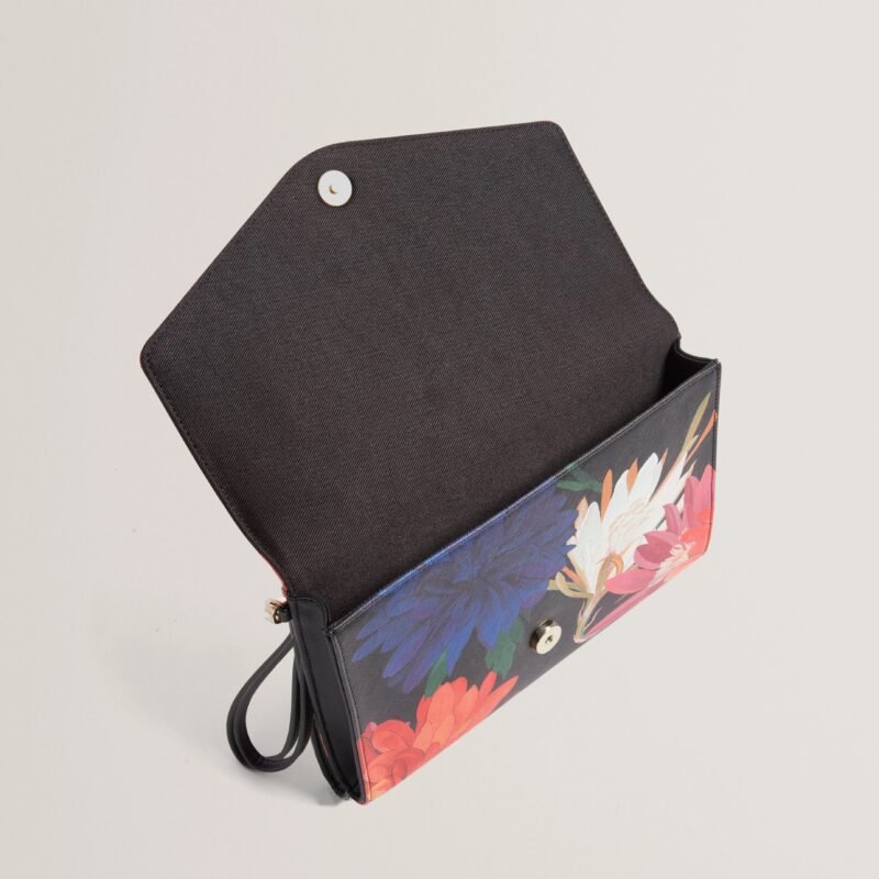 AMARSAY Printed Dahlia Icon Envelope Pouch