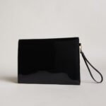NIKKEY Knot Bow Vinyl Envelope Clutch Bag