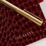 AUDRRY Croc Effect Mini Notebook and Pouch Set