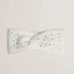 PENAOPA Rhinestone Detail Knitted Headband