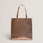 ROSMAH Rose Detail Metallic Large Icon Bag