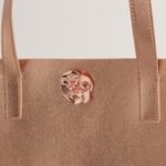 ROSMAH Rose Detail Metallic Large Icon Bag