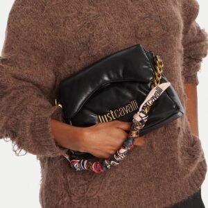 Puffy Shoulder bag with foulard