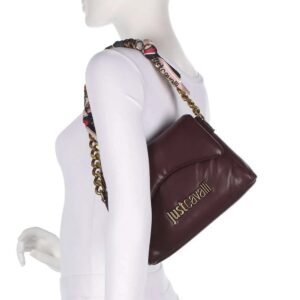 Puffy Shoulder bag with foulard