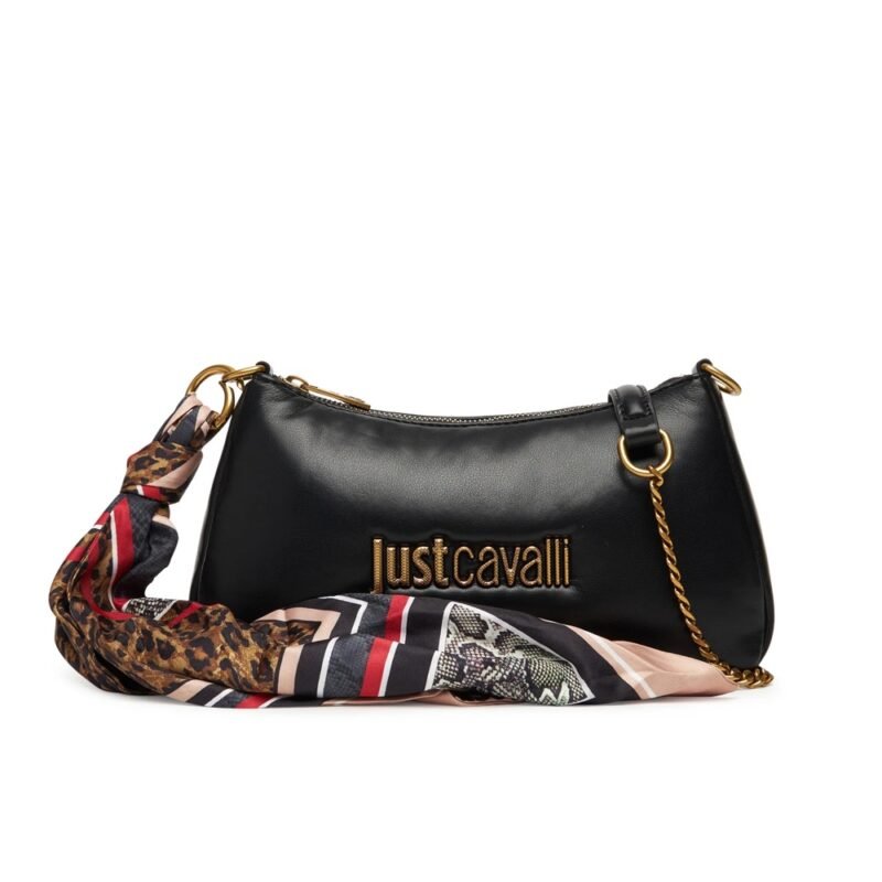 Crossbody bag with foulard