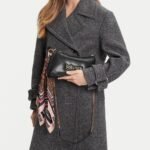 Crossbody bag with foulard