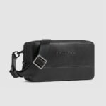 Leather clutch with three dividers