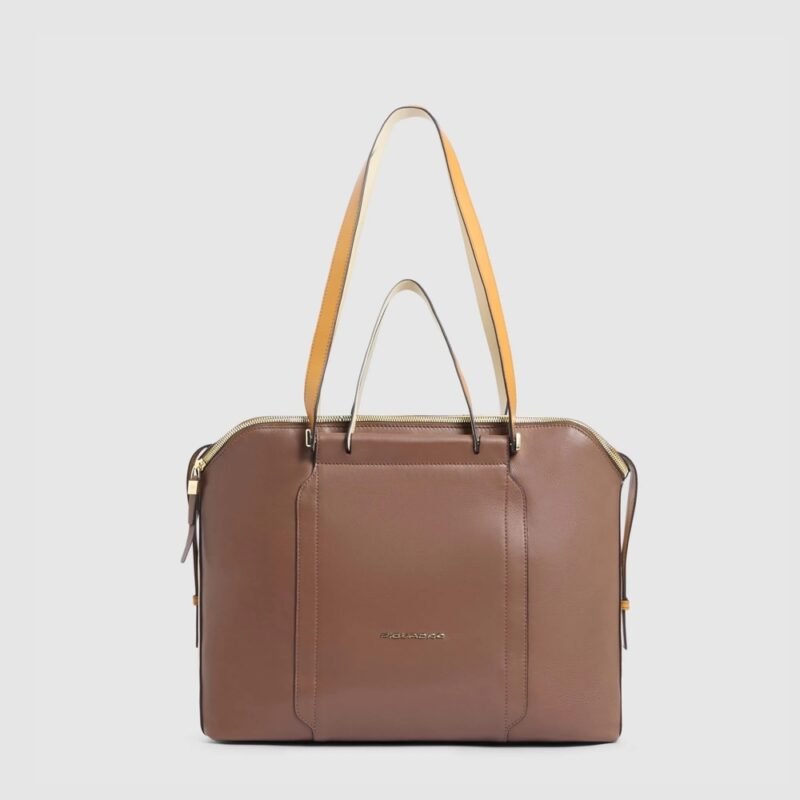Leather laptop bag