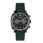 CAINE Silicon Strap Green Watch