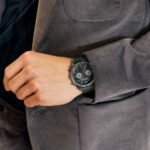 CAINE Silicon Strap Green Watch