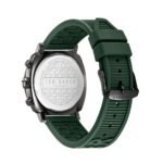 CAINE Silicon Strap Green Watch