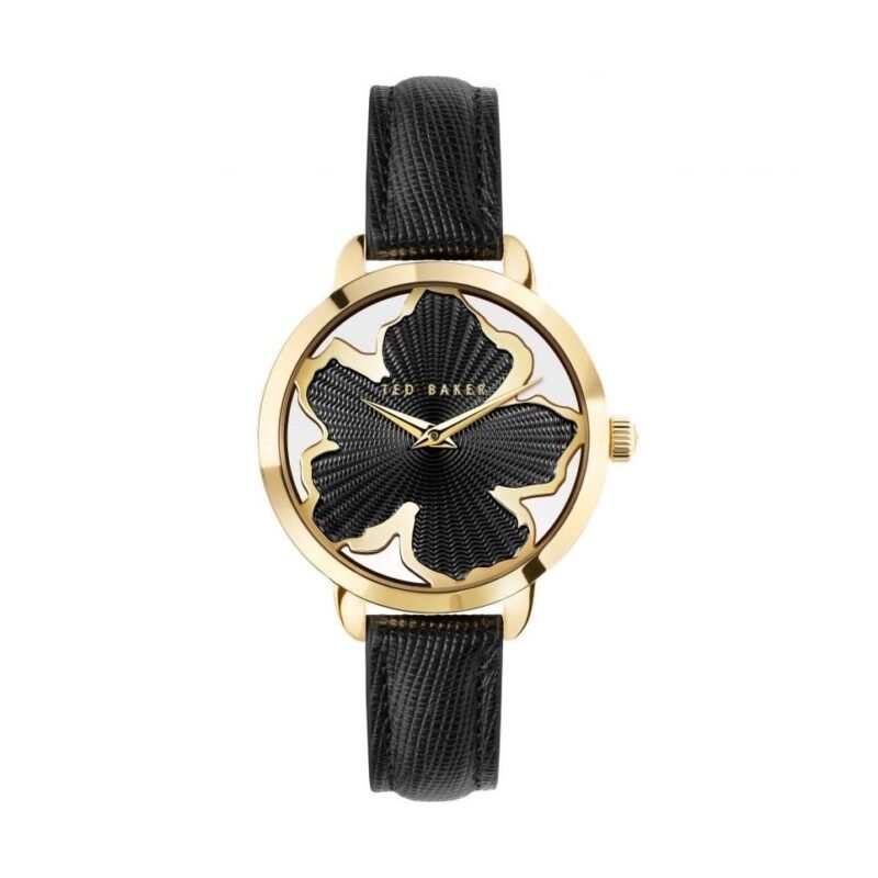 LILABEL black Leather watch