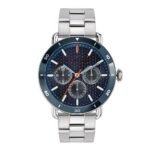 MAGARIT Silver with blue dial watch