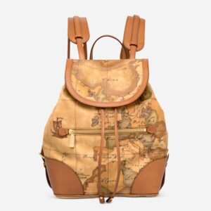 Geo Classic Backpack with leather corners