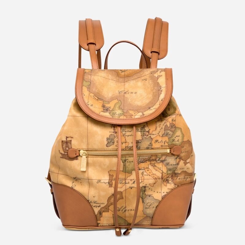 Geo Classic Backpack with leather corners