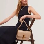 KKAYSA Polished Small Leather Crossbody Bag