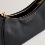 ESSIY Webbing Leather Crossbody Bag