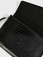 CROCEY Croc Effect Envelope Pouch