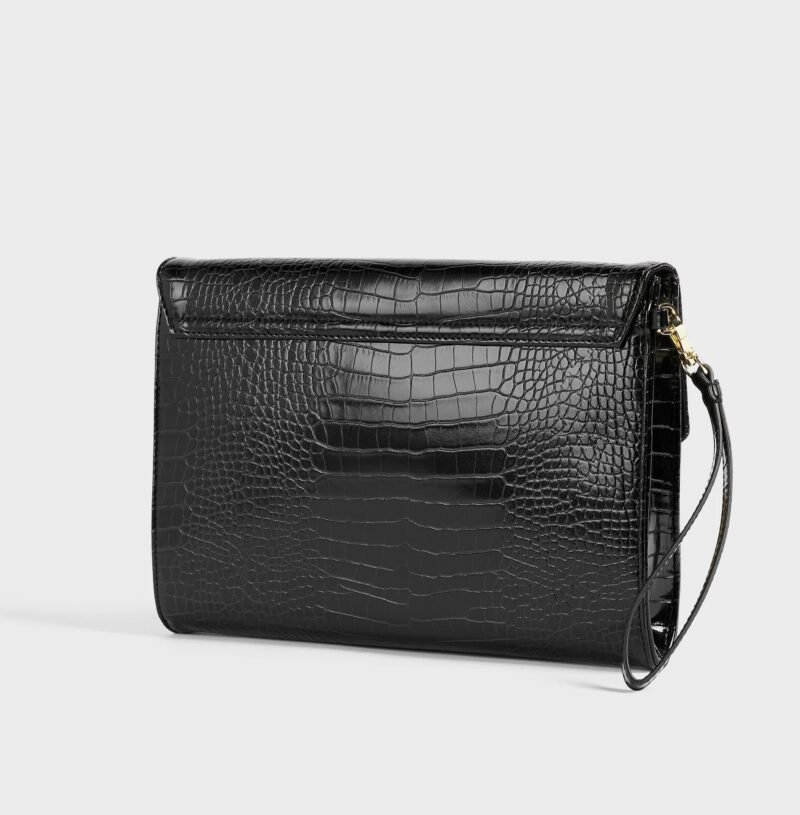 CROCEY Croc Effect Envelope Pouch