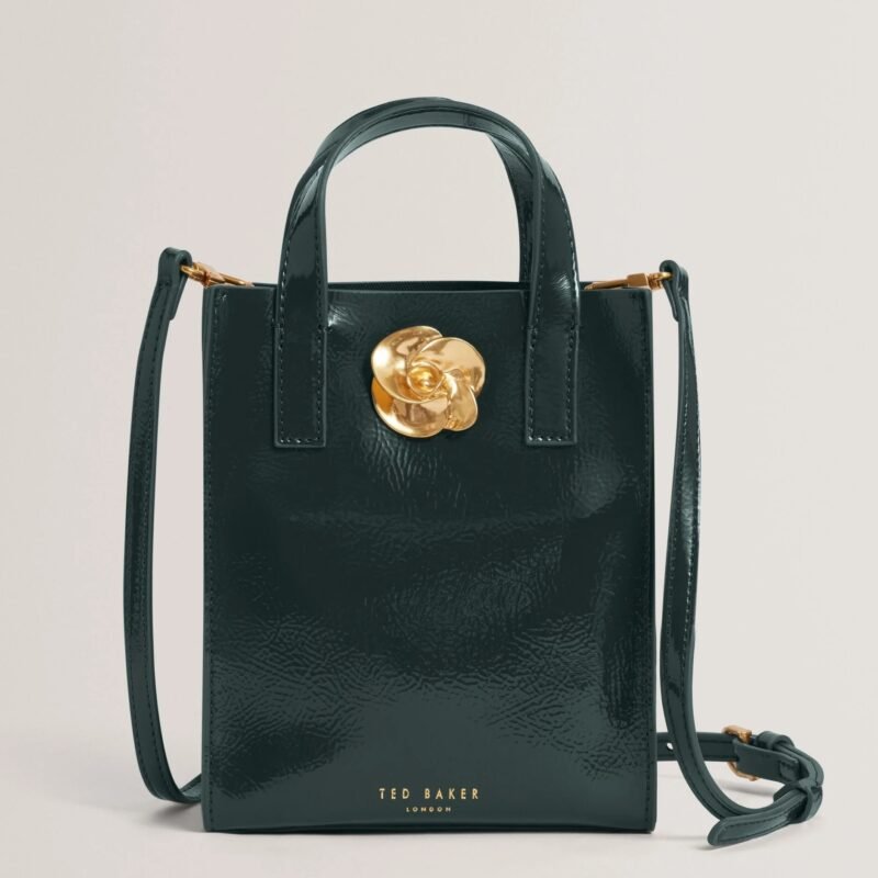 ROSEEM Rose Detail Crinkle Small Bag