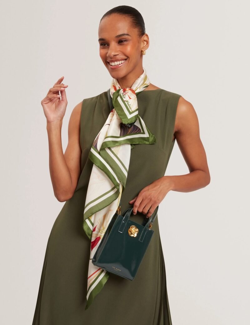 ROSEEM Rose Detail Crinkle Small Bag