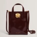 ROSEEM Rose Detail Crinkle Small Bag