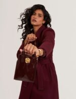 ROSEEM Rose Detail Crinkle Small Bag