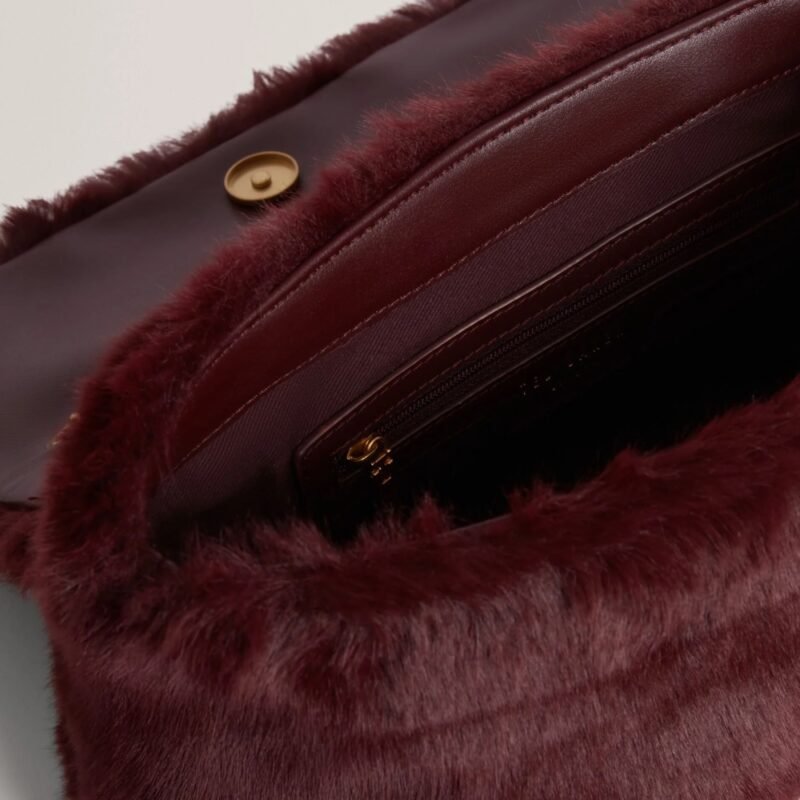 ANILIE TB Detail Fur Shoulder Bag