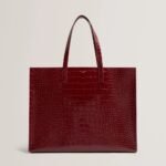 WELLMA Croc Effect Extra Large Icon Bag